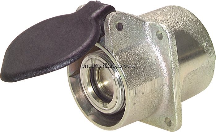 Exemplarische Darstellung: Hydraulik-Abreißkupplun