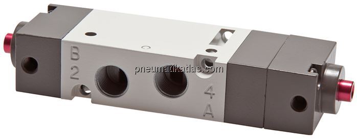 Exemplarische Darstellung: 5/3-Wege Pneumatikventi