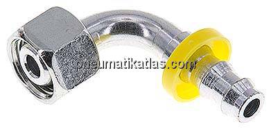 90°-Steckanschluss 12 L Überwurfmutter, 9,5mm GSP-Schl.