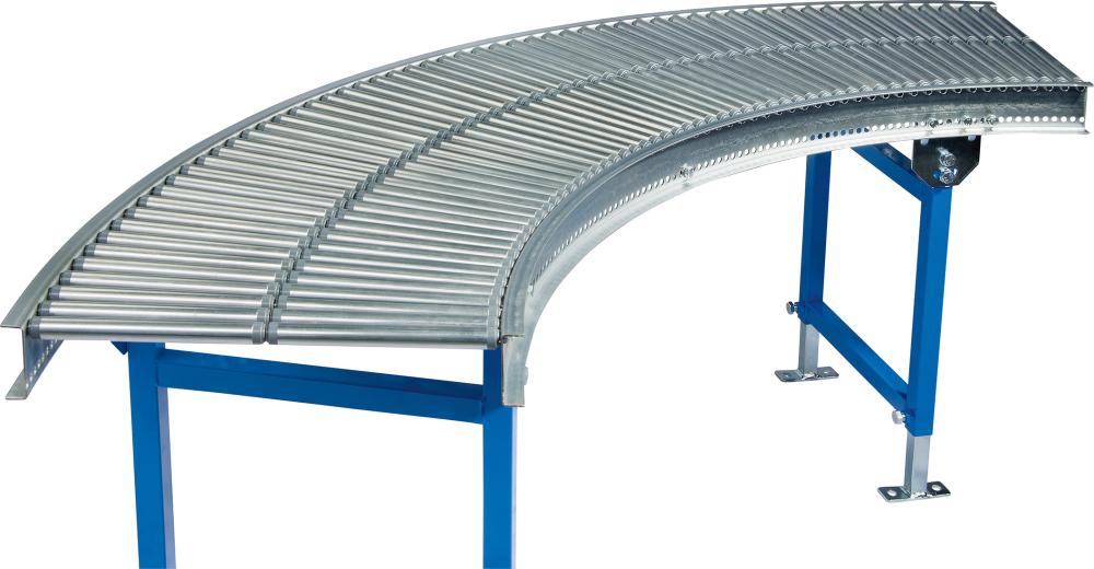 Klein-Rollenbahn B 400 mmW=90°/B=400mm/T=25mm Blume Förderanlagen
