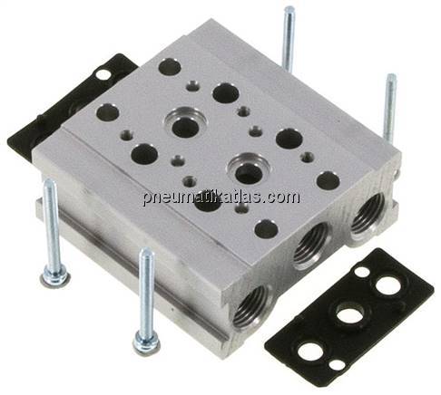 Reihenleiste (2-fach) für SF1000 (5/2 und 5/3-Wege)