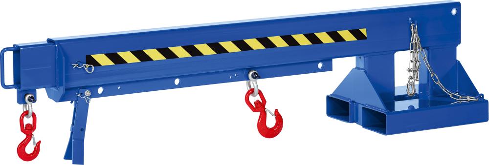 Kranarm Typ RKA-5 6-fach ausziehb.5000kg nicht verst. 2220-3720 RAL 5010 enzianblau