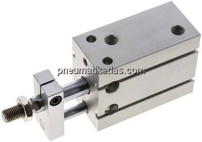 Direktmontagezylinder, Kolben 32mm,Hub 30mm, verdrehgesicherte Kolbenstange