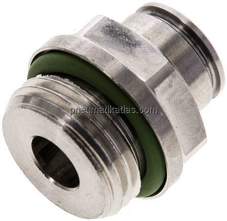 Gerader Steckanschluss G 1/2"-10mm, IQS-Edelstahl