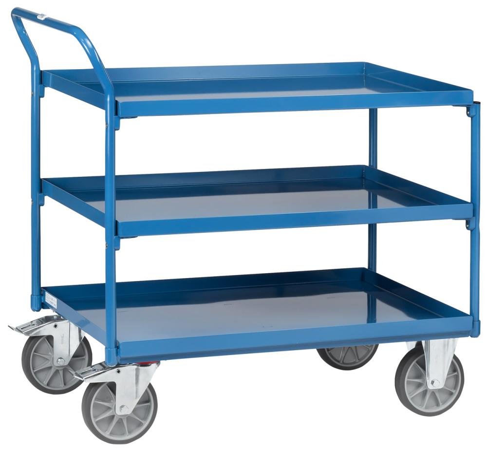 Tischwagen 4932 400kg 3 Wannen 1000x700mm fetra