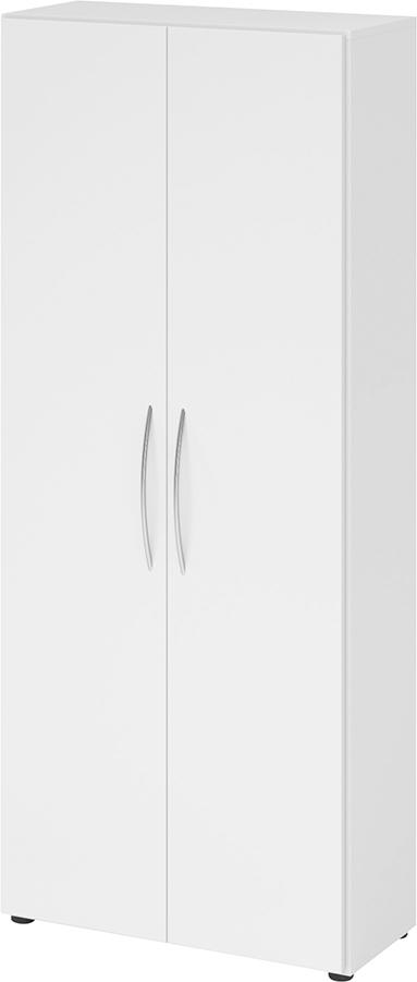 Schrank 4100 BM, 5 OH K: Weiß / F: Weiß 80x34,6x188 cm (BxTxH)