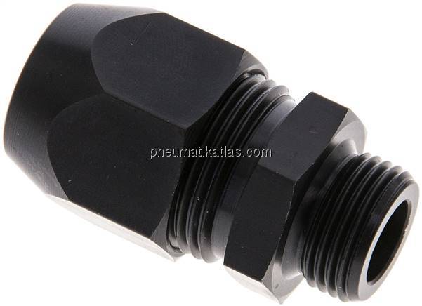 Gerade Verschraubung G 3/8"-16x10mm, Aluminium