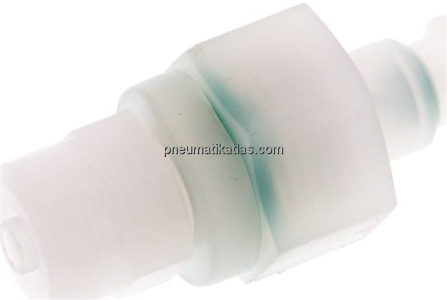 Kupplungsstecker (NW5) 6x4mm Schlauch, PVDF