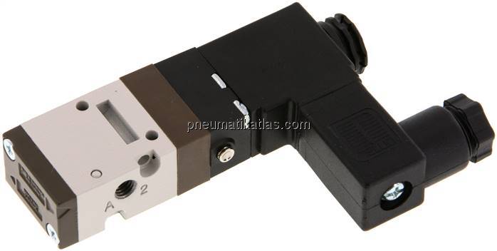 3/2-Wege Magnetventil, M 5, Federrückstellung (NC), 115 V AC