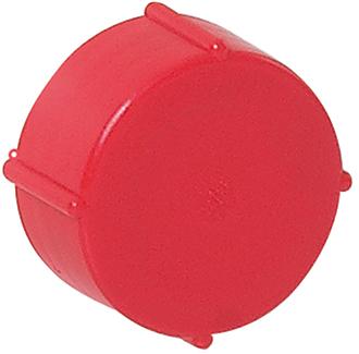 Verschlusskappe rot mit Dichtung