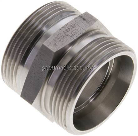 Gerade Schneidringverschraubung 35 L (M45x2), ohne Mutter & Schneidring, 1.4571