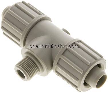 T-Verschraubung G 3/8"-20x13mm, Polypropylen