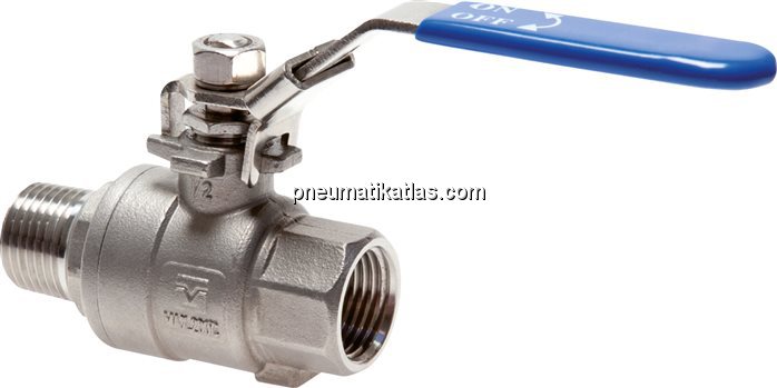 Exemplarische Darstellung: Edelstahl-Kugelhahn 2-t