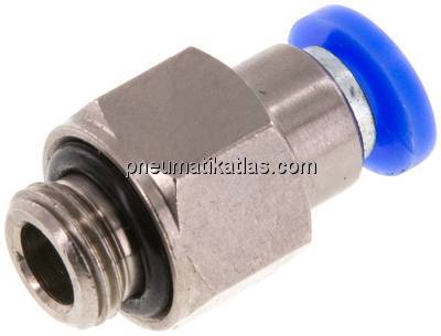 Steckanschluss, selbstabsperrend G 1/8"-4mm, IQS-Standard