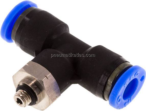 T-Steckanschluss UNF 10-32-1/4" (6,35 mm), IQS-Inch