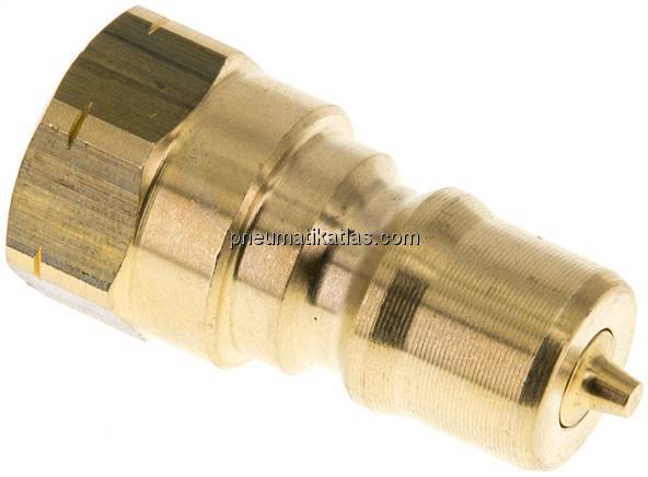Hydraulikkupplung ISO 7241-1B, Stecker, NPT 1/4"(IG),Messing