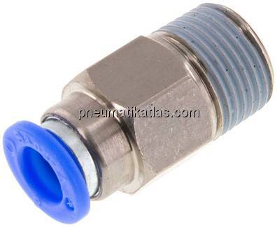 Steckanschluss, selbstabsperrend R 3/8"-8mm, IQS-Standard