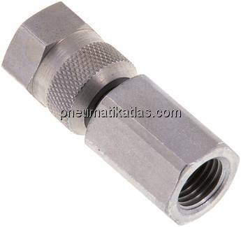 Manometeranschluss M 16x2 (IG) - NPT 1/4", Stahl verzinkt