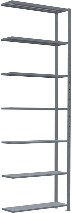 Steckregal B1000xT300xH3000 mm Anbaufeld 7 Böden vzk Fachlast 150kg