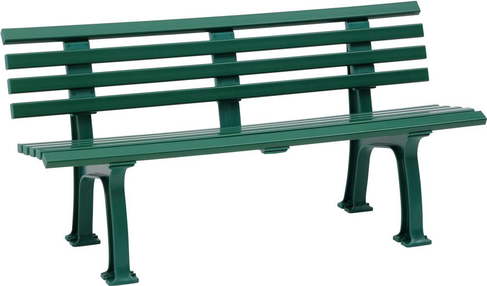 Gartenbank SYLT 3-Sitzer Länge 1500 mm grün Blome