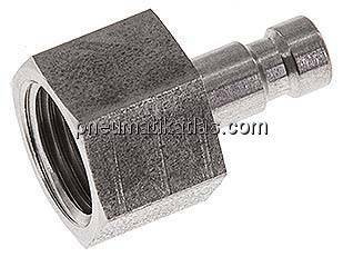 Kupplungsstecker (NW2,7) G 1/8"(IG), Edelstahl