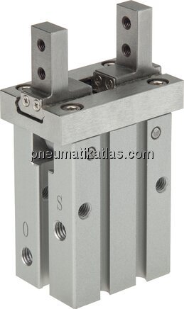 Exemplarische Darstellung: Parallelgreifer mit Kug