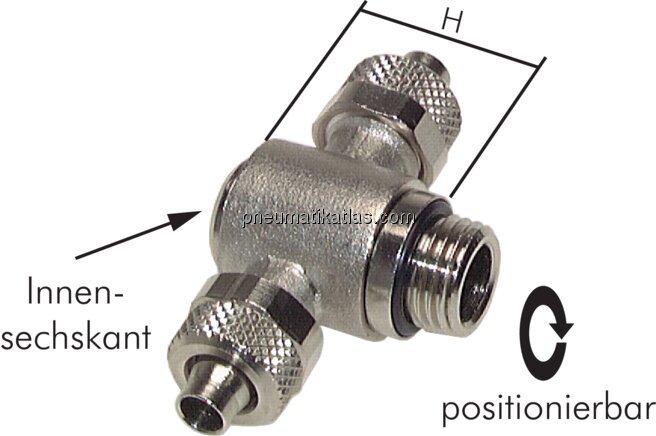 Exemplarische Darstellung: CK-T-Schlauchverschraub