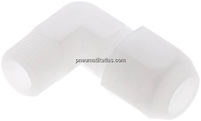 Winkel-Verschraubung R 3/8"-12x10mm, Polypropylen