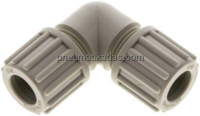 Winkel-Verschraubung 12x9mm, Polypropylen