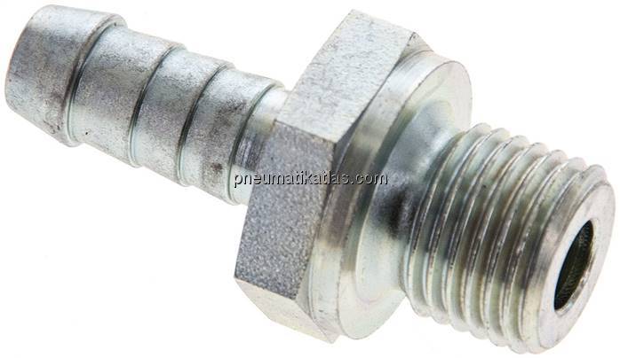 Schlauchnippel G 1/4" AG (Dichtkante), 7 - 8mm