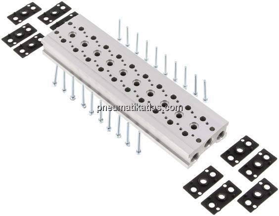 Reihenleiste (10-fach) für SF1000 (5/2 und 5/3-Wege)