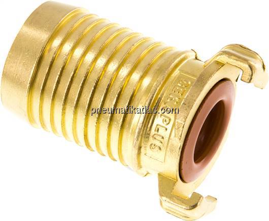 GK-Schlauchkupplung,38 (1-1/2")mm Schlauch, Messing mit KTW-Zulassung