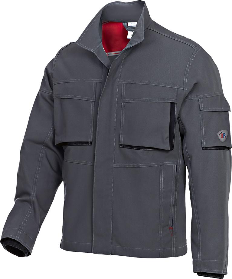 Arbeitsjacke 1795 720, Gr.60/62,d-grau/schw.