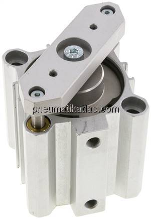 Kurzhubzylinder, verdrehgesichert, 63,Hub 40mm