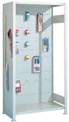 Rückwand CLIP L1300 H3000 Euroloch grau META