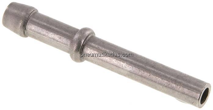 Schlauchnippel Rohr 6, Schl. 5 - 6mm, 1.4301