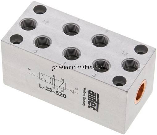 5/2-Wege Pneumatikimpulsventil, G 1/8", Standard