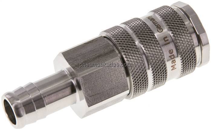 Kupplungsdose (NW10) 13 (1/2")mm Schlauch, 1.4404