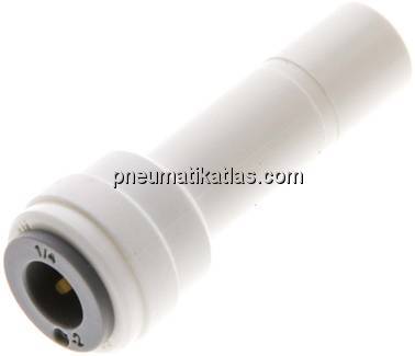 Reduzierung Stecknippel 3/8" (9,52 mm) x Schlauch 1/4" (6,35 mm), IQS-LE (EPDM-D