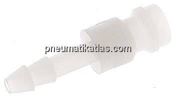 Kupplungsstecker (NW5) 4mm Schlauch, PVDF