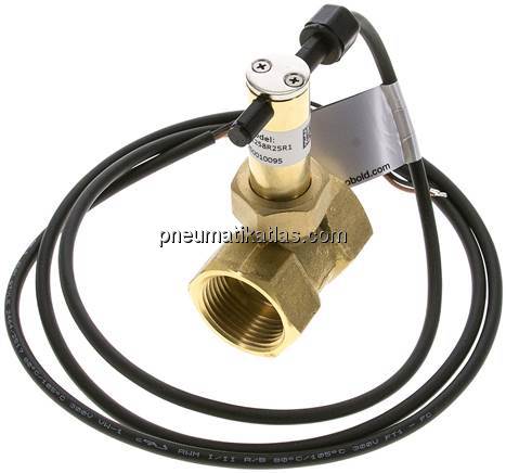 Prallscheiben-Durchflusswächter G 1", Messing