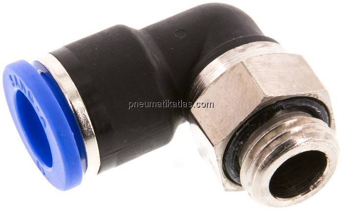 Winkel-Steckanschluss G 1/4"-10mm, IQS-Standard