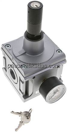 MULTIFIX Druckregler, abschließbar,G 3/4" 0,5 - 10bar