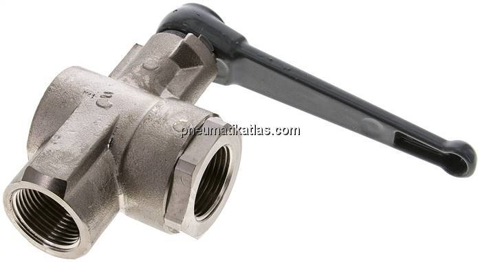 Messing-Winkelkugelhahn, G 3/4", PN 20