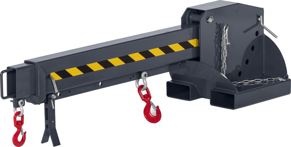 Kranarm Typ RKT-3 6-fach ausziehb.3000kg 5-fach verst. 2260-3760 RAL 7016 anthrazitgrau