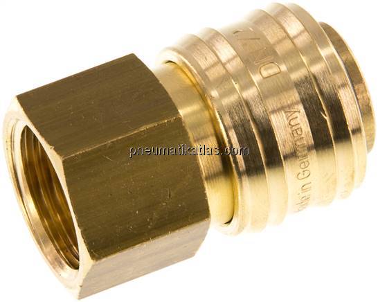 Kupplungsdose (NW7,2) G 1/2"(IG), Messing