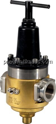 Exemplarische Darstellung: Messing-Druckregler