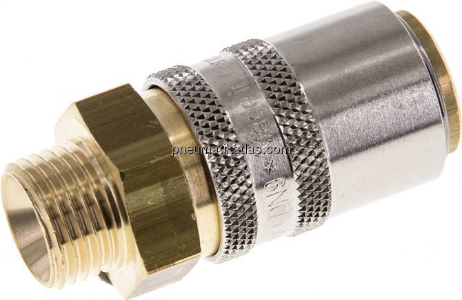 Temperierkupplungsdose 13mm Zapfen,M 16x1,5(AG)