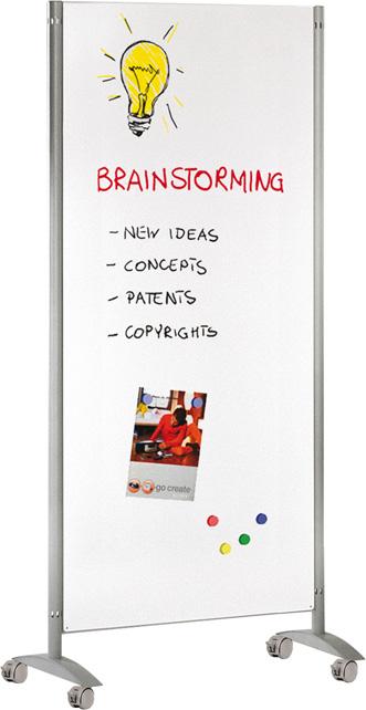 Stellwandelement Whiteboard B800xH1750mm