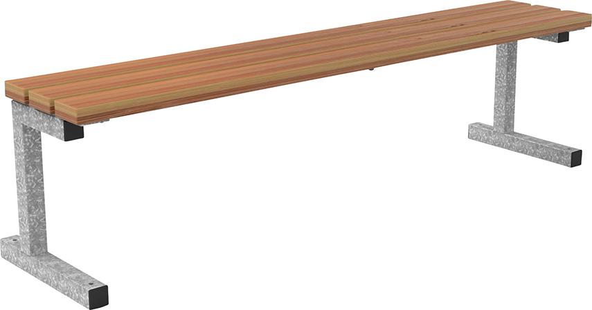 Bank SEVILLA mobil Bambus Savanna ohne Rückenlehne